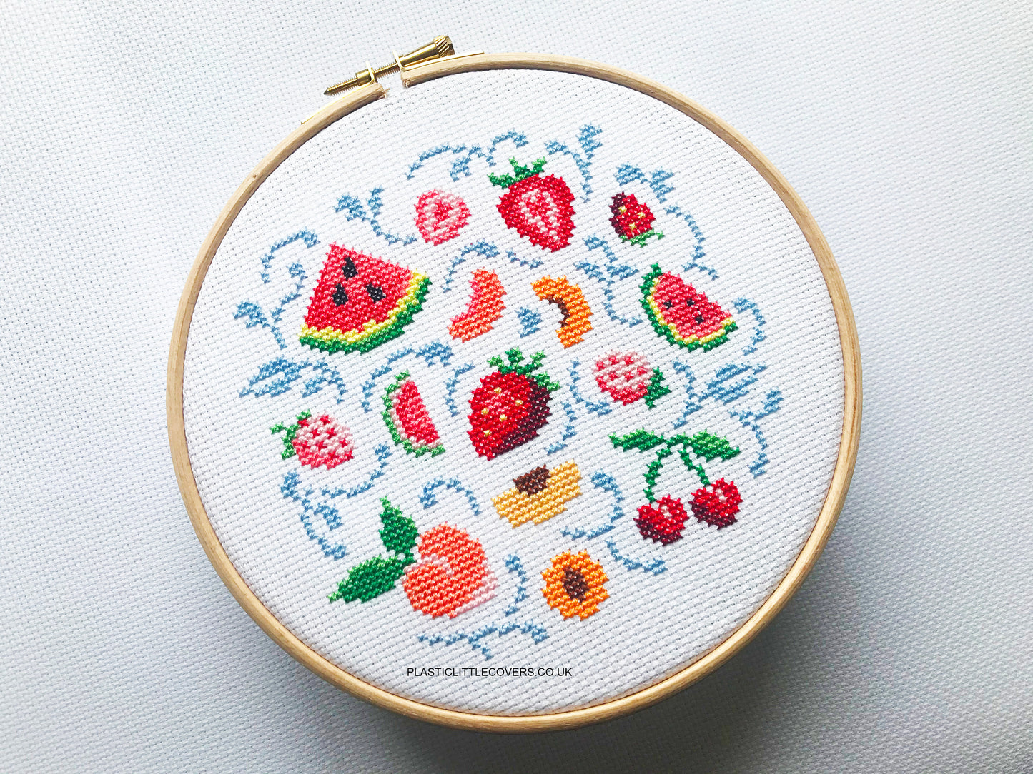 Summer Fruit - Cross Stitch Pattern PDF.
