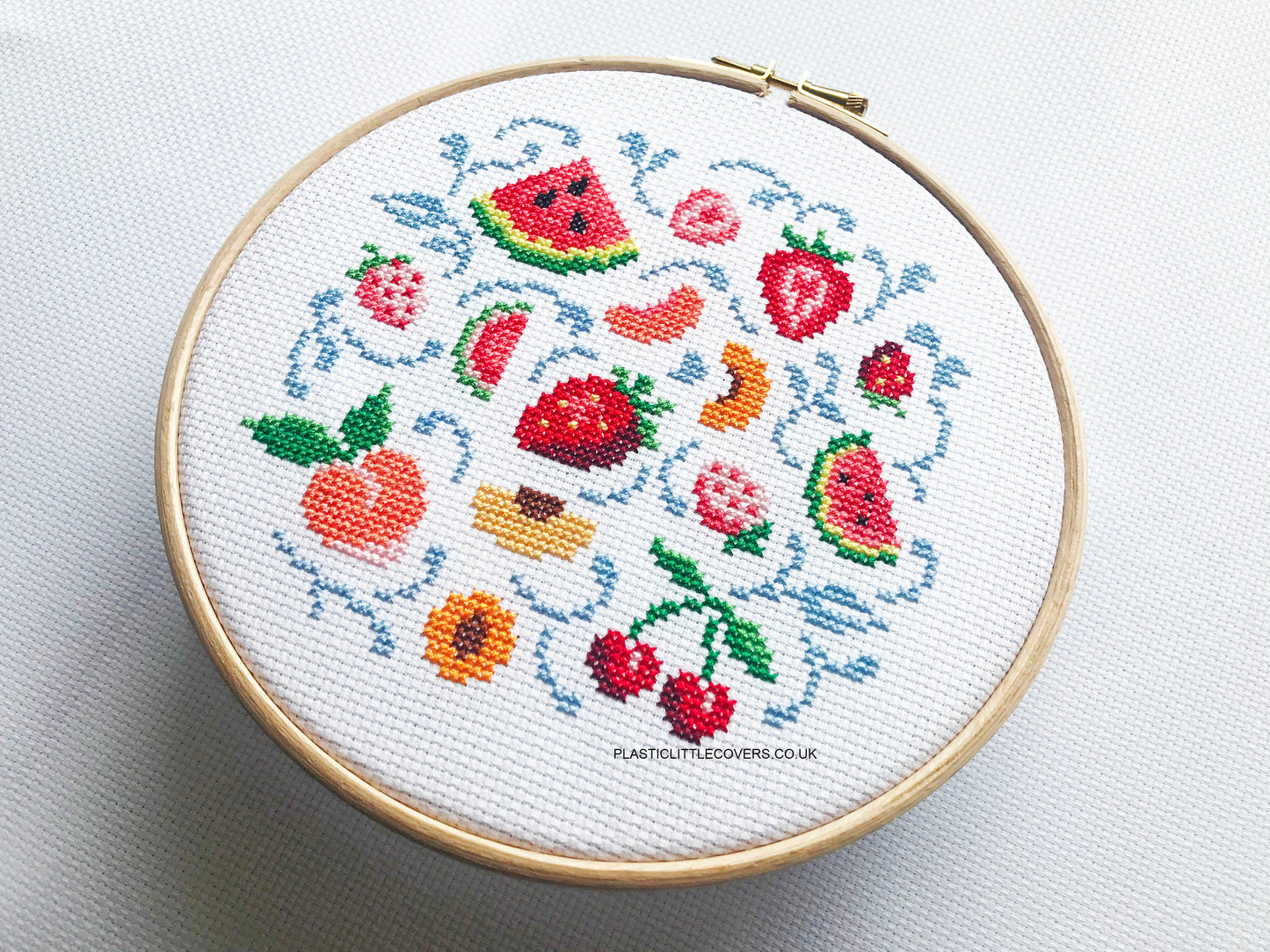 Summer Fruit - Cross Stitch Pattern PDF.